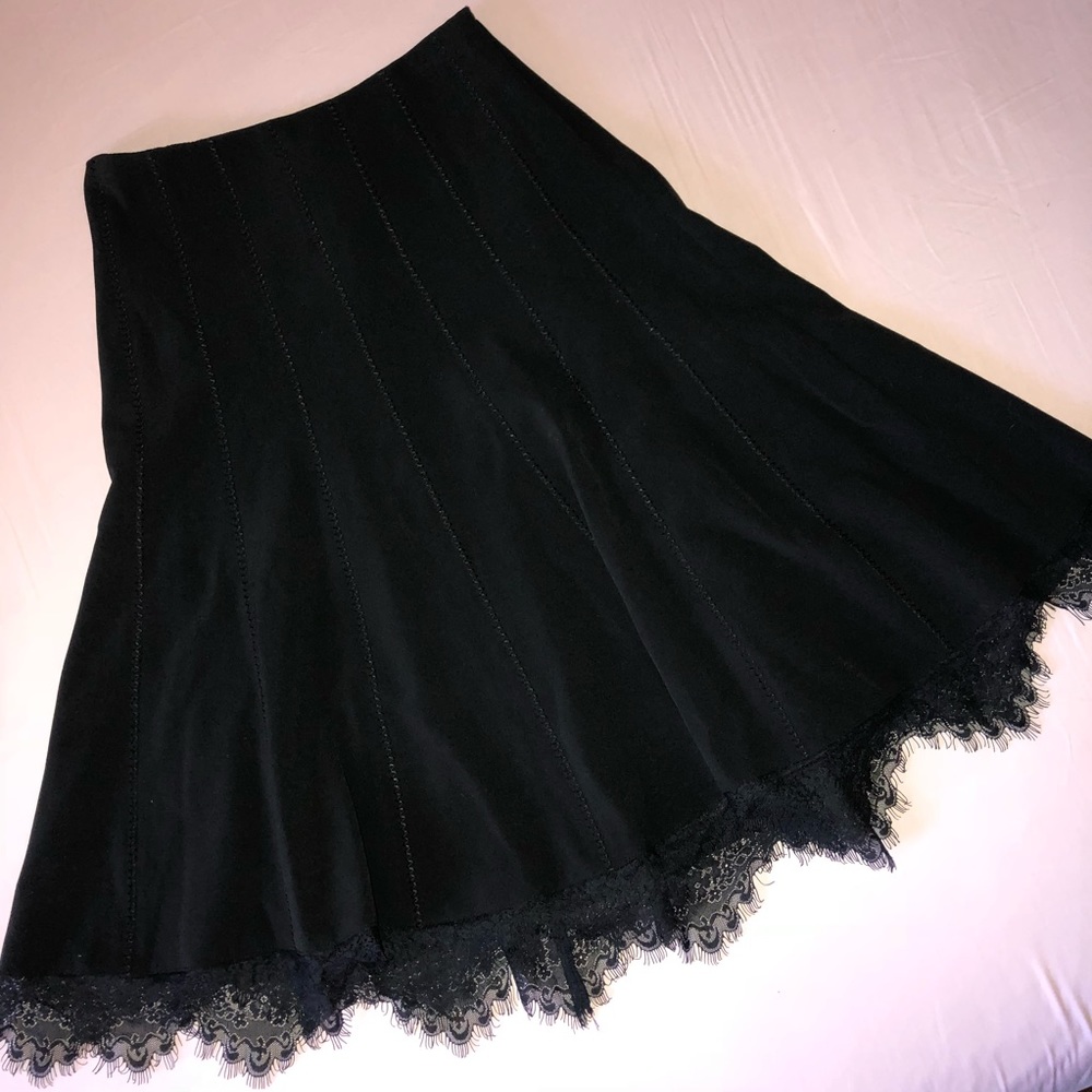 Tahari Lace Black Skirt